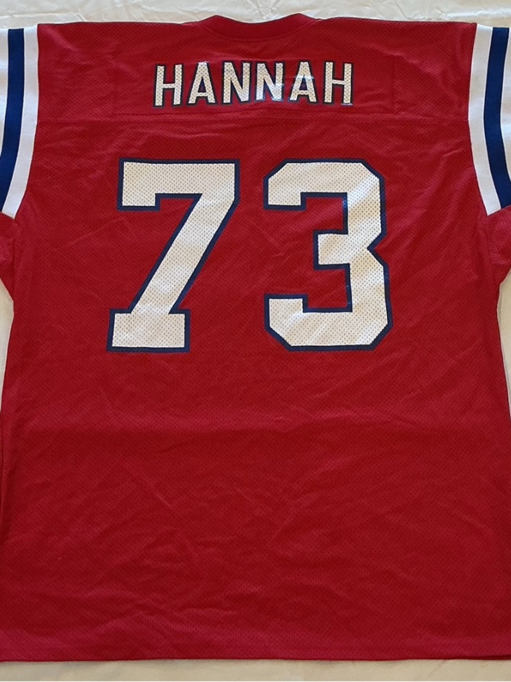 John Hannah New England Patriots #73 NFL Throwback Jersey - Picture 2 of 3